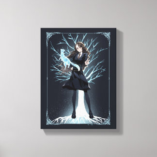 Anime Hermione Grangers Otter Patronus Leinwanddruck