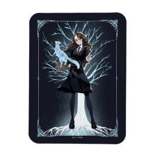 Anime Hermione Grangers Otter Patronus Magnet