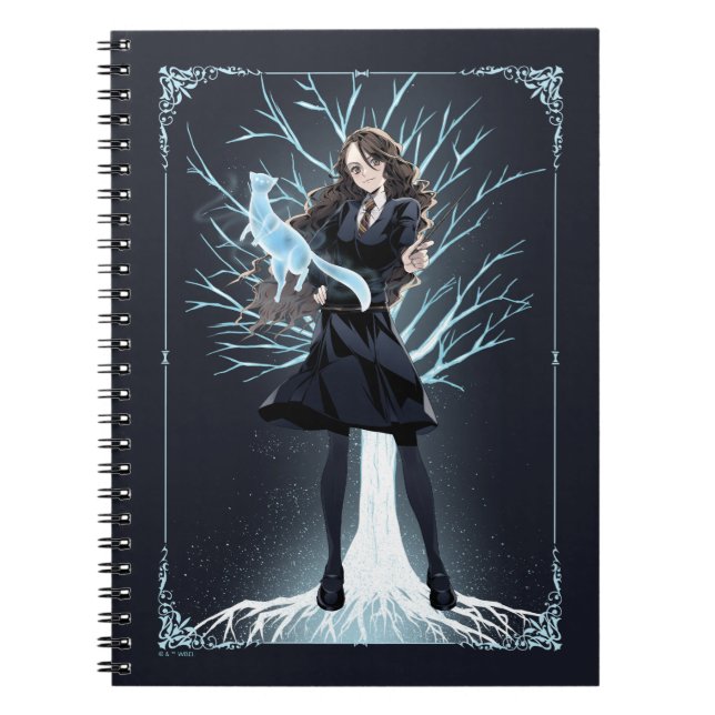 Anime Hermione Grangers Otter Patronus Notizblock (Vorderseite)