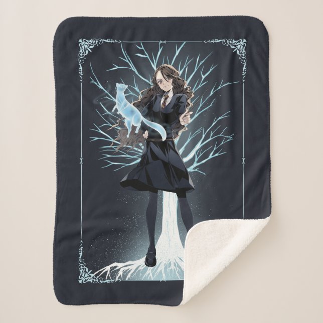 Anime Hermione Grangers Otter Patronus Sherpadecke (Vorderseite)