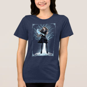 Anime Hermione Grangers Otter Patronus Tri-Blend Shirt