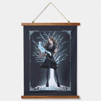 Anime Hermione Grangers Otter Patronus Wandteppich Mit Holzrahmen