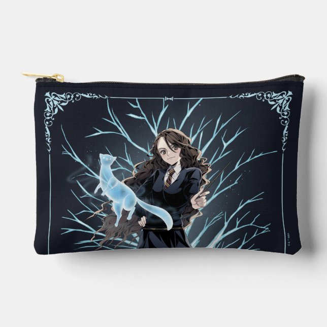 Anime Hermione Grangers Otter Patronus Zubehörtasche (Vorderseite)