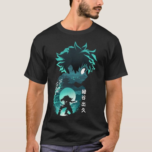Anime Hero Deku T - Shirt (Vorderseite)