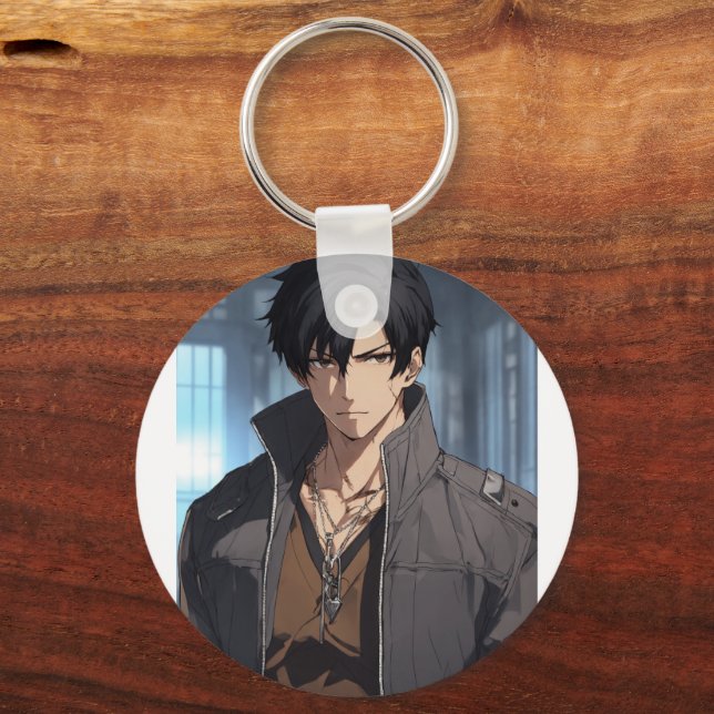 "Anime Heroes: Battle Stance" Schlüsselanhänger (Rückseite)