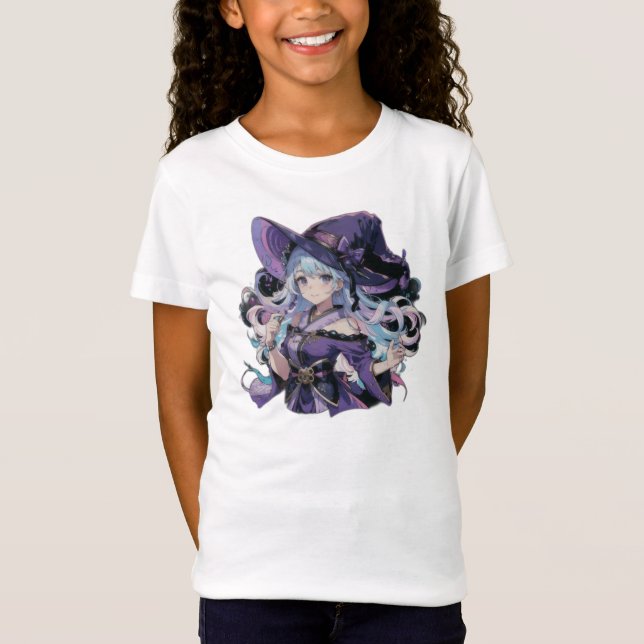 Anime/Hexe/Halloween T-Shirt (Vorderseite)