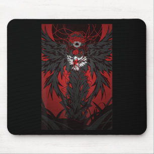 Anime Horror Aesthetic Scary Creepy Girl Japanese Mousepad