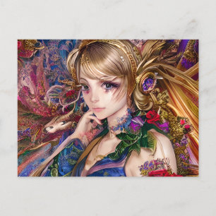 Anime im Palast Postkarte