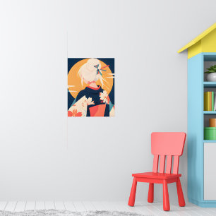Anime-Inspirationsdruck Nr. 3 Goldene Träumerei Poster