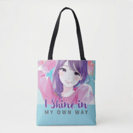 Anime-inspiriert Designtasche mit ausdrucksvollem