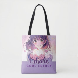 Anime-inspiriert Designtasche mit ausdrucksvollem