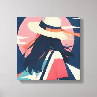 Anime-Inspirierte Serie 2 Sunlit Wanderer Leinwanddruck