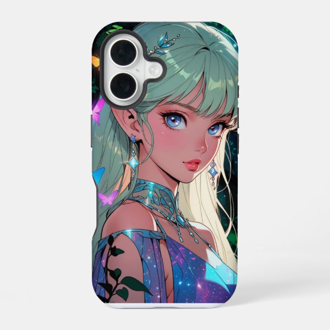 Anime iPhone 16 Hülle (Rückseite)