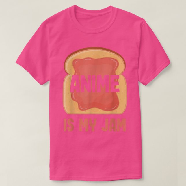 Anime is my jam  T-Shirt (Design vorne)