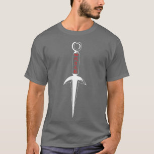 Anime Japan Ninja Hero Hokage Samurai Sign Kunai T T-Shirt