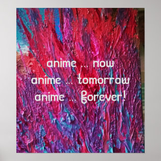 "Anime jetzt...animieren für immer" Poster