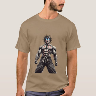 Anime-Junge wütendes Mädchen T-Shirt