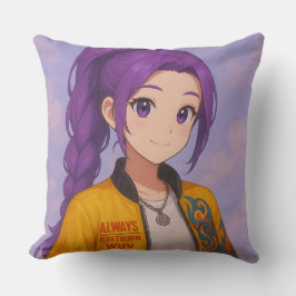 Anime K-Pop Idol Group | Original Manga-Style Pop  Kissen