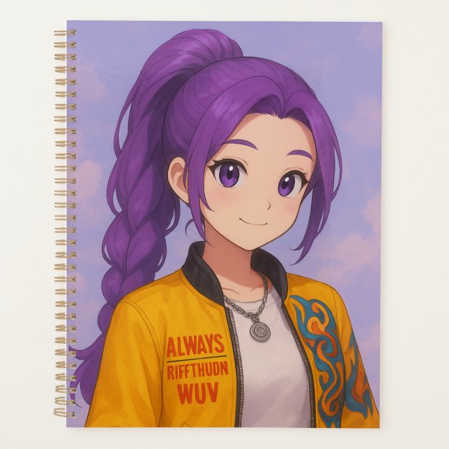 Anime K-Pop Idol Group | Original Manga-Style Pop  Planer (Vorderseite)