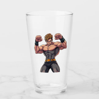Anime-Kämpfer Glas