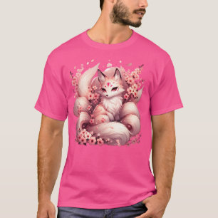 Anime Kawaii Kitsune Fox Japanese Nine Tail Magi T-Shirt