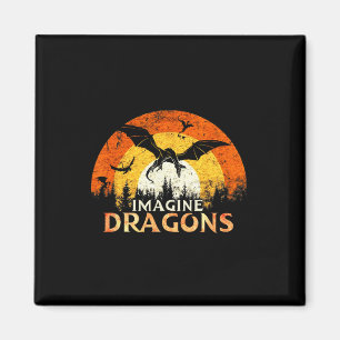 Anime Kawaii Mythische Fantasy Dragons Imagine Vin Magnet