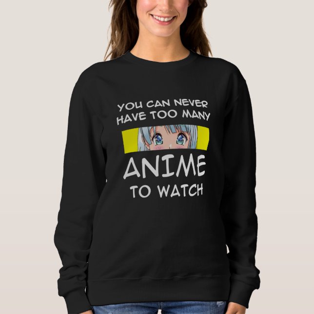 Anime kawaii saying for boys and girls sweatshirt (Vorderseite)