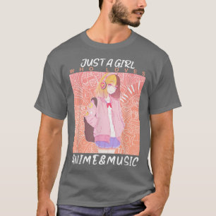 Anime Kawaii Teen Girl Anime Merch Anime T-Shirt