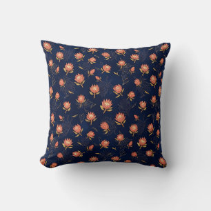 Anime-Kissen mit floralem Druck Blush Protea Kissen