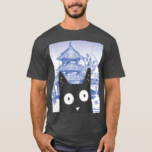 Anime Kitten Neko Japan Manga Harajuku Otaku Graph T-Shirt