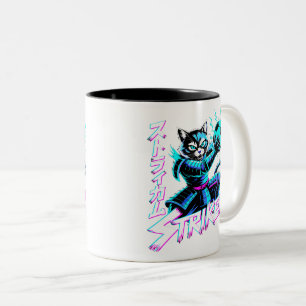 Anime-Krieger-Geschenk für wettbewerbsorientierte  Zweifarbige Tasse
