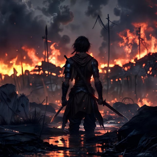 Anime-Kriegerpult Schreibtischunterlage (Braveheart )