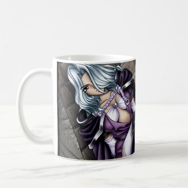 Anime-Kriegers-Mädchen Tasse (Links)