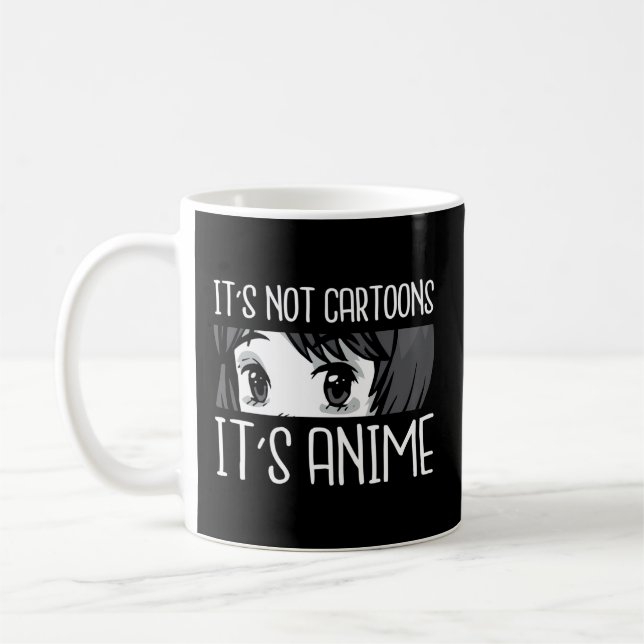 Anime L ist kein Cartoon, es ist Anime L Anime Kaffeetasse (Links)