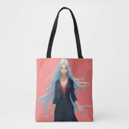 Anime Lady Liebe Tote Bag