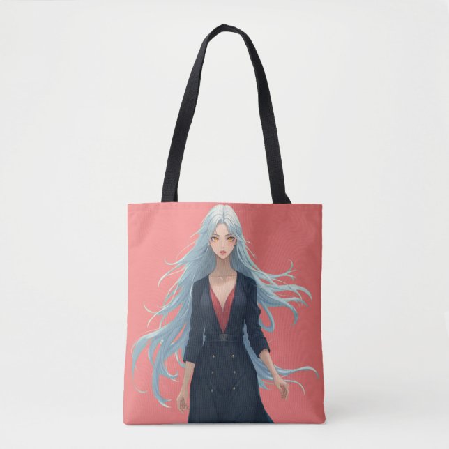 Anime Lady Liebe Tote Bag (Vorderseite)