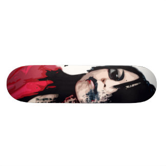 Anime lebendig skateboard