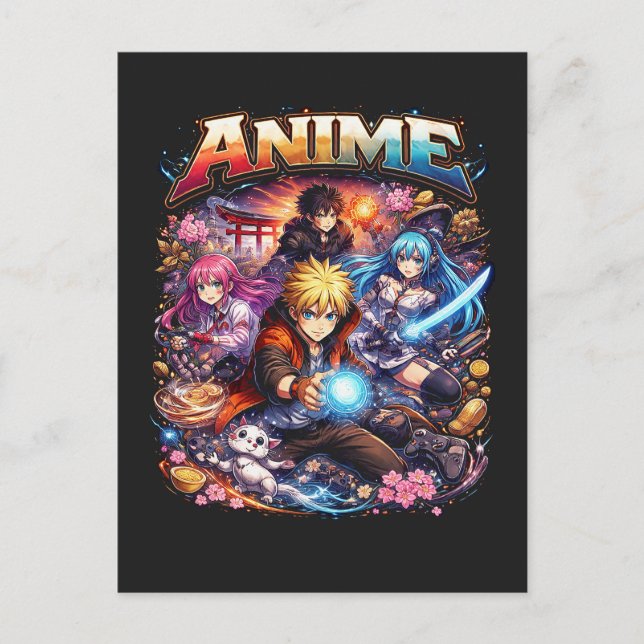 Anime Legends Postkarte (Vorderseite)