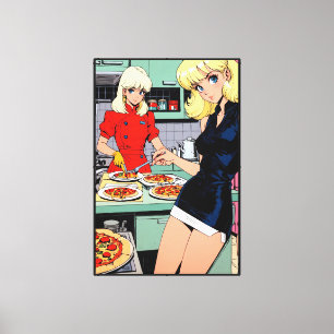 Anime leinwanddruck