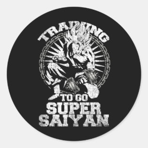 Anime Lover Bodybuilder Funny Workout Fitness Gym Runder Aufkleber