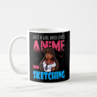 Anime Lover Girl Just a Girl, die Anime und S Lieb Kaffeetasse
