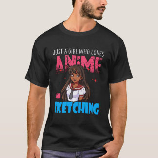 Anime Lover Girl Just a Girl, die Anime und S Lieb T-Shirt