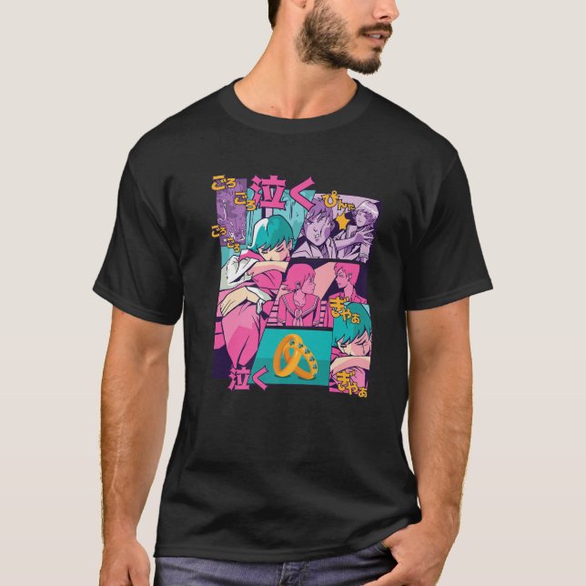 Anime Lovers - Manga Comic - Otaku - Japanisch Aes T-Shirt (Vorderseite)