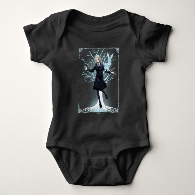 Anime Luna Lovegood's Rabbit Patronus Baby Strampler (Vorderseite)