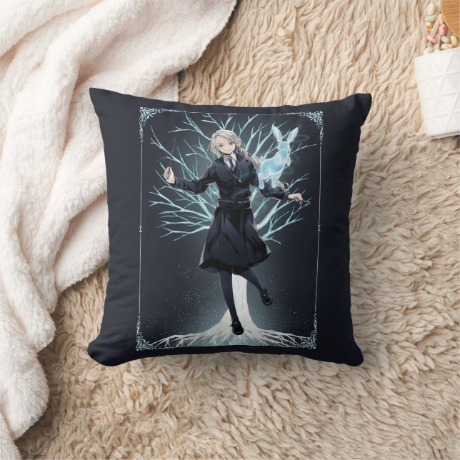Anime Luna Lovegood's Rabbit Patronus Kissen (Decke)