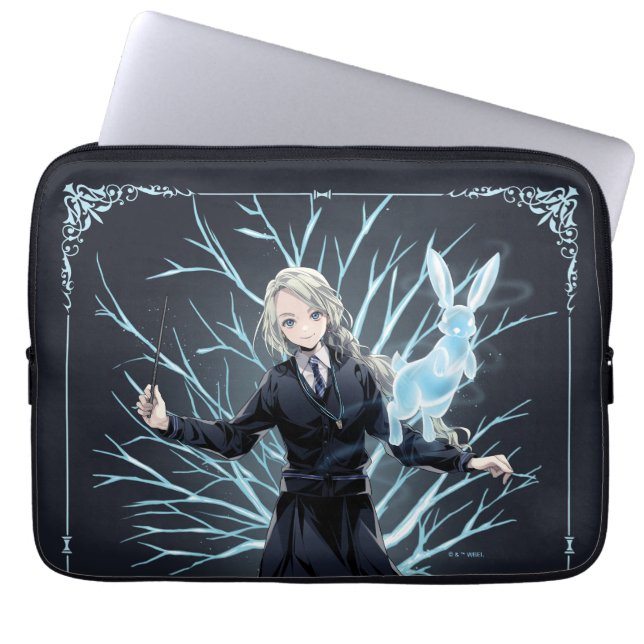 Anime Luna Lovegood's Rabbit Patronus Laptopschutzhülle (Vorderseite)