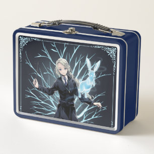 Anime Luna Lovegood's Rabbit Patronus Metall Brotdose