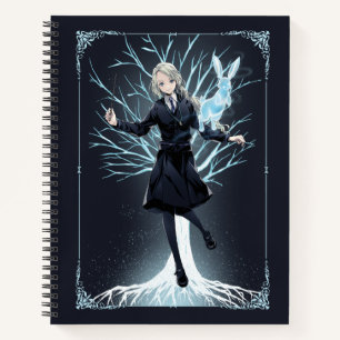 Anime Luna Lovegood's Rabbit Patronus Notizbuch