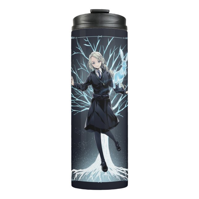Anime Luna Lovegood's Rabbit Patronus Thermosbecher (Vorderseite)