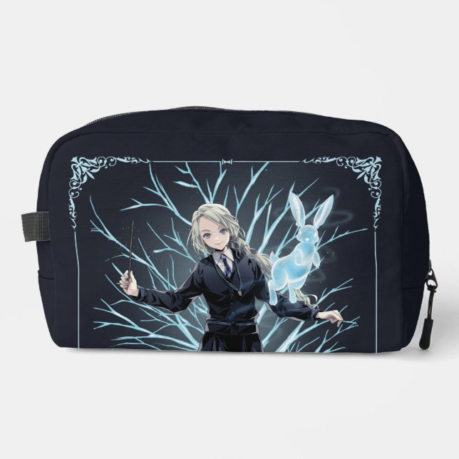 Anime Luna Lovegood's Rabbit Patronus Waschbeutel (Vorderseite)